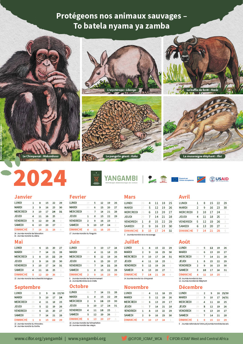 2024 Club Zamba Calendar